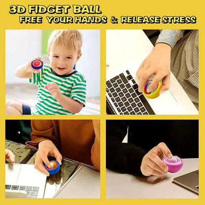 3D Rotation Ball Fidget Gyro -  - #tag2#