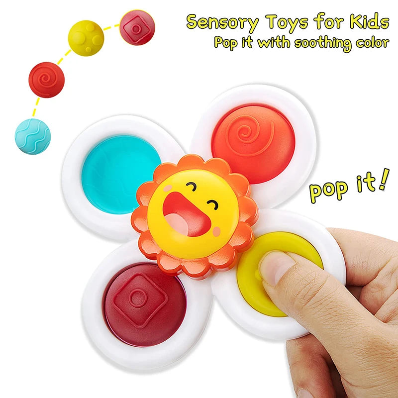 3pcs Baby Cartoon Fidget Spinners -  - #tag2#