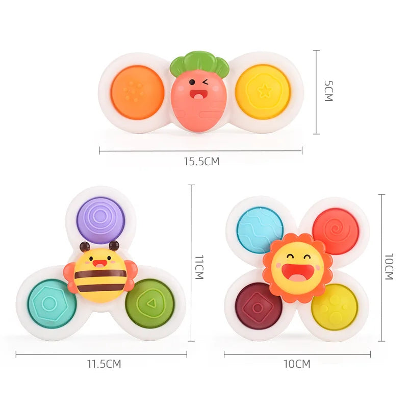 3pcs Baby Cartoon Fidget Spinners -  - #tag2#