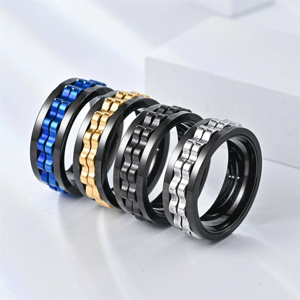 Mens Gear Chain Ring -  - #tag2#