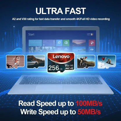 Lenovo Memory TF SD Micro Card - 128GB too 2TB High Speed