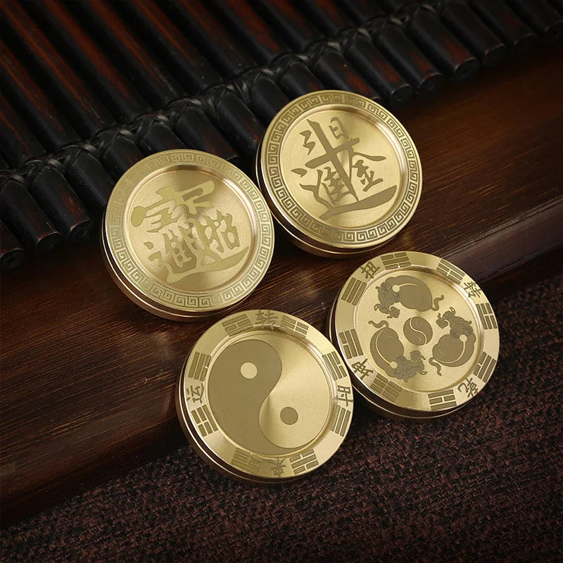 Brass Coin EDC Hand Spinner -  - #tag2#