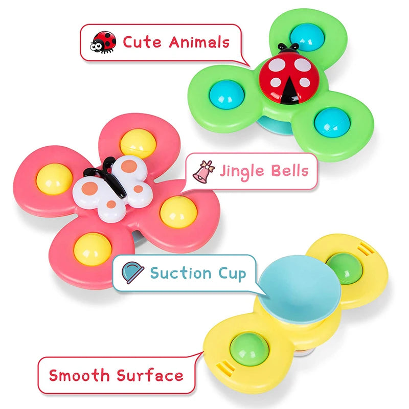 3pcs Baby Cartoon Fidget Spinners -  - #tag2#