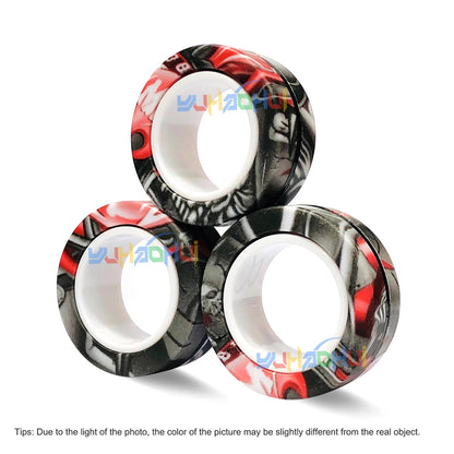 3PCS Fingertip Magnetic Rings -  - #tag2#