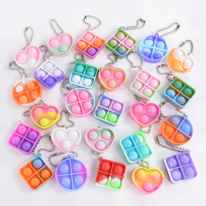 10/20pcs Mini Pop Keychain - stress ball - #tag2#