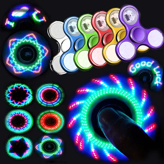 6 Colors Luminous Fidget Spinner - spinner - #tag2#