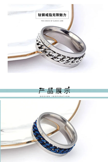 Rotating Chain Finger Ring -  - #tag2#