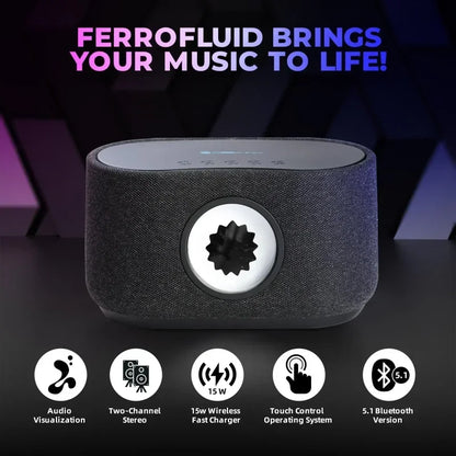 Ferrofluid Magnetic Desktop Induction Speaker Lamp - HSGB -  - #tag2#