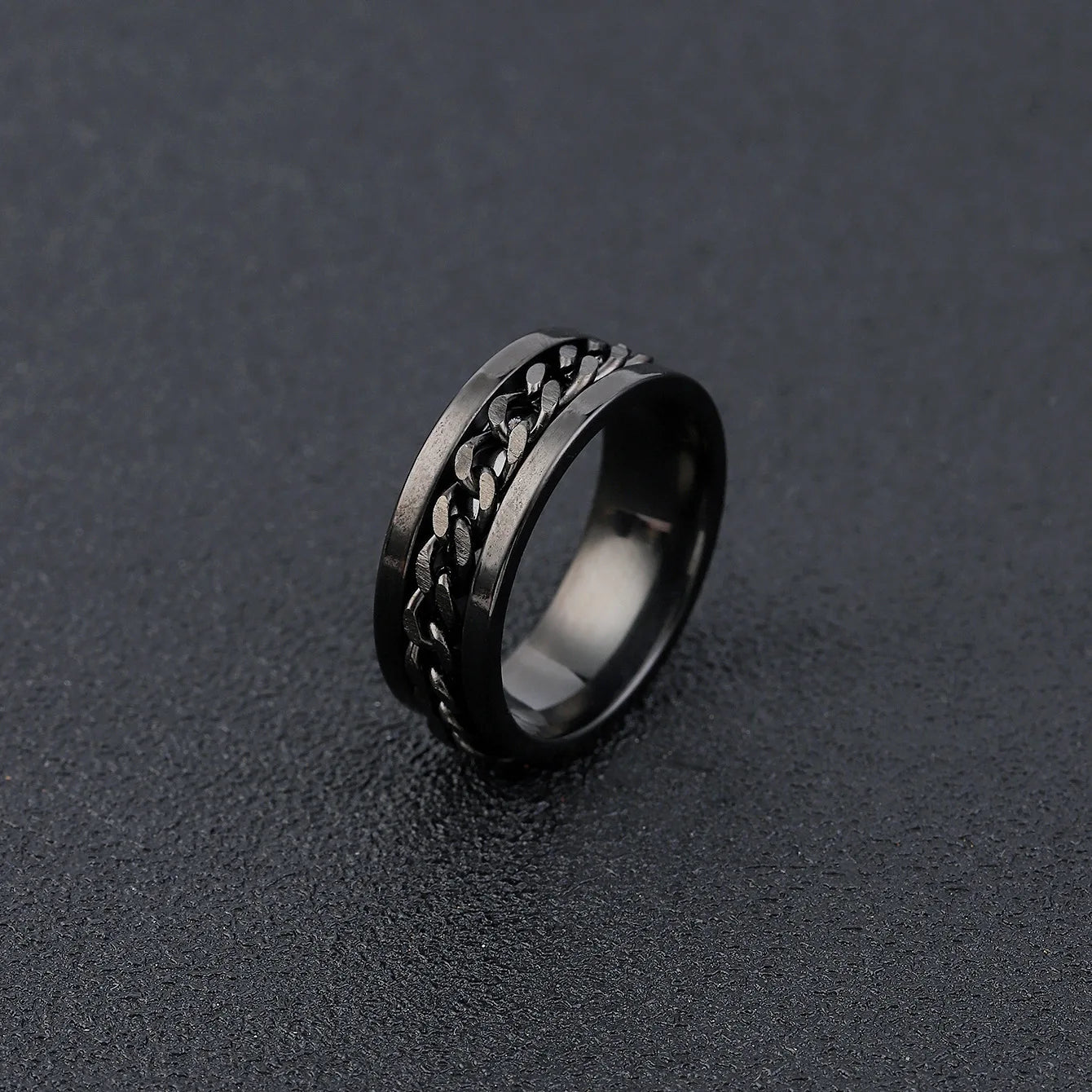 Rotating Chain Finger Ring -  - #tag2#