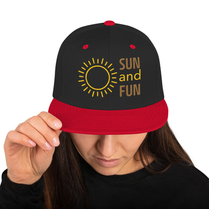 Snapback Hat - Sun and Fun -  - #tag2#