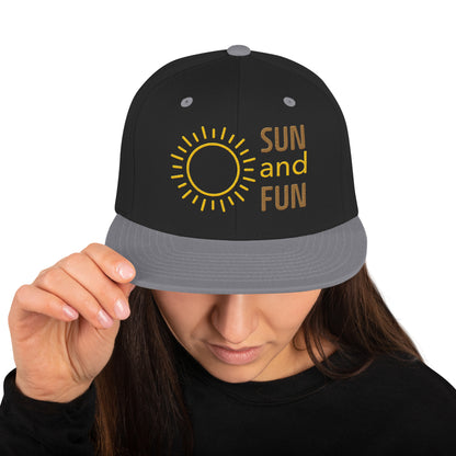 Snapback Hat - Sun and Fun -  - #tag2#