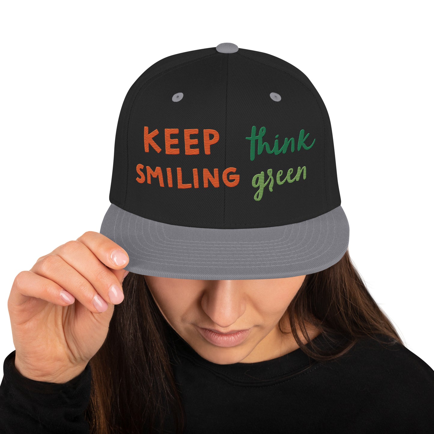 Snapback Hat - Think Green -  - #tag2#