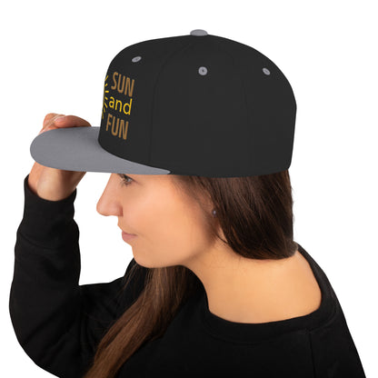 Snapback Hat - Sun and Fun -  - #tag2#