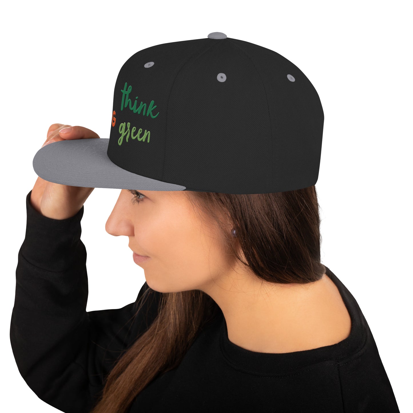 Snapback Hat - Think Green -  - #tag2#