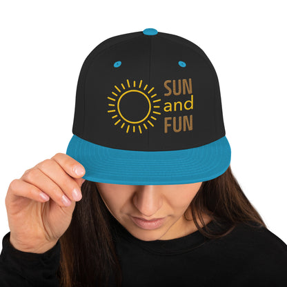 Snapback Hat - Sun and Fun -  - #tag2#