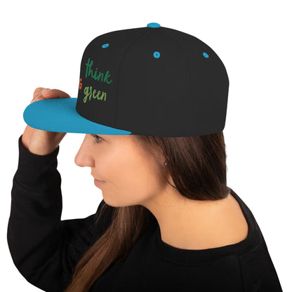 Snapback Hat - Think Green -  - #tag2#