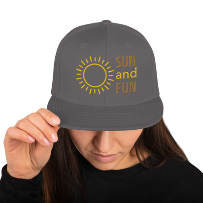 Snapback Hat - Sun and Fun -  - #tag2#