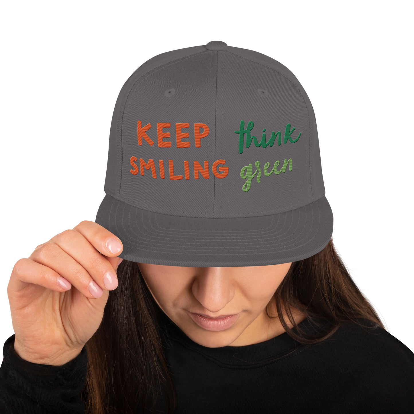 Snapback Hat - Think Green -  - #tag2#