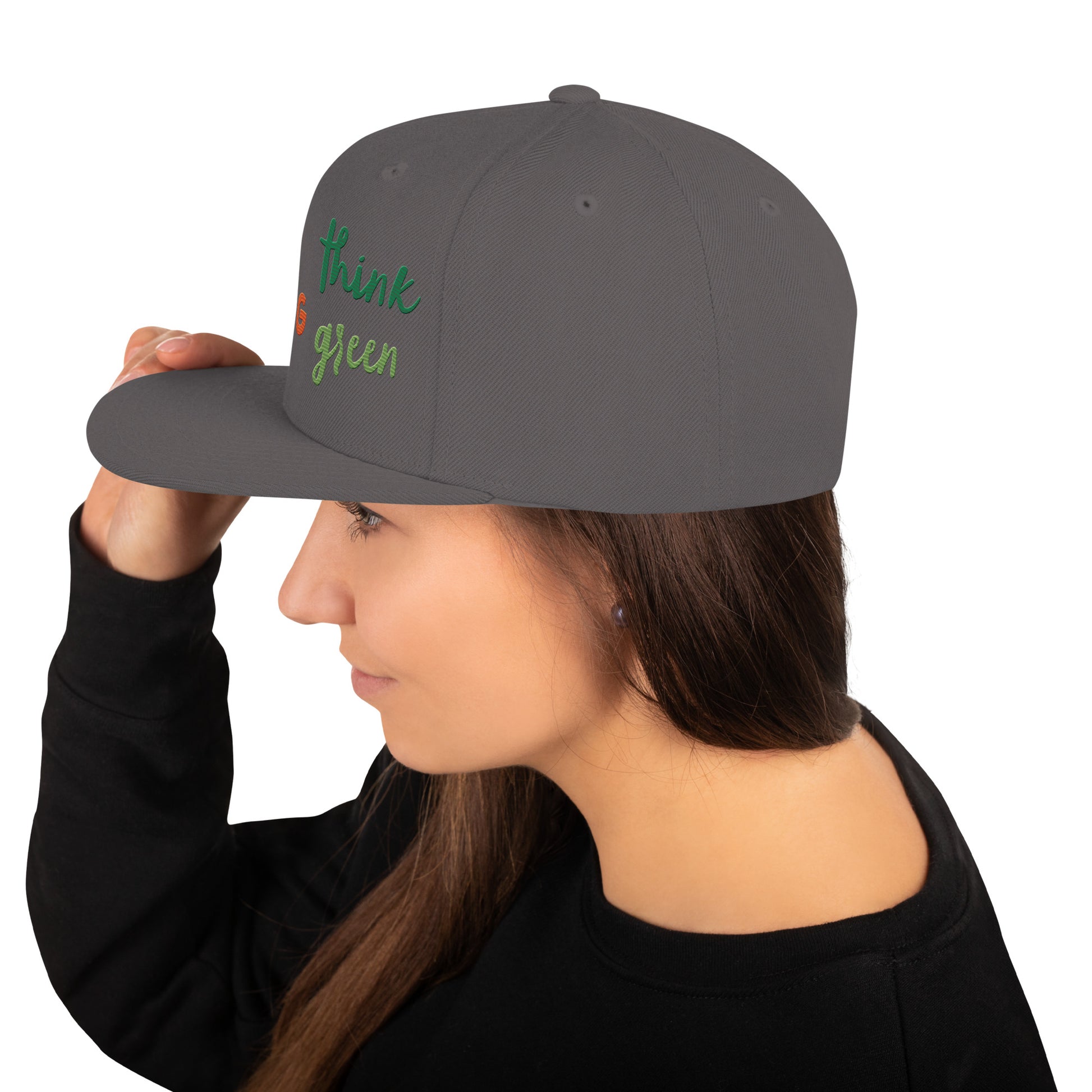 Snapback Hat - Think Green -  - #tag2#