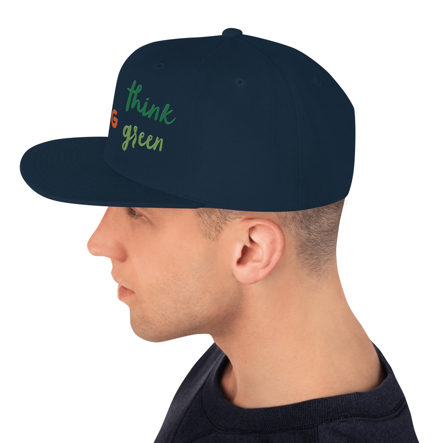 Snapback Hat - Think Green -  - #tag2#