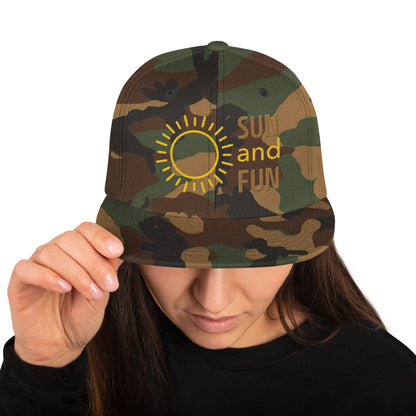 Snapback Hat - Sun and Fun -  - #tag2#