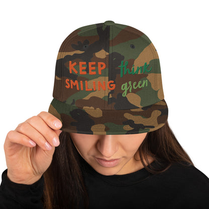 Snapback Hat - Think Green -  - #tag2#