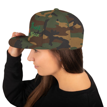 Snapback Hat - Think Green -  - #tag2#