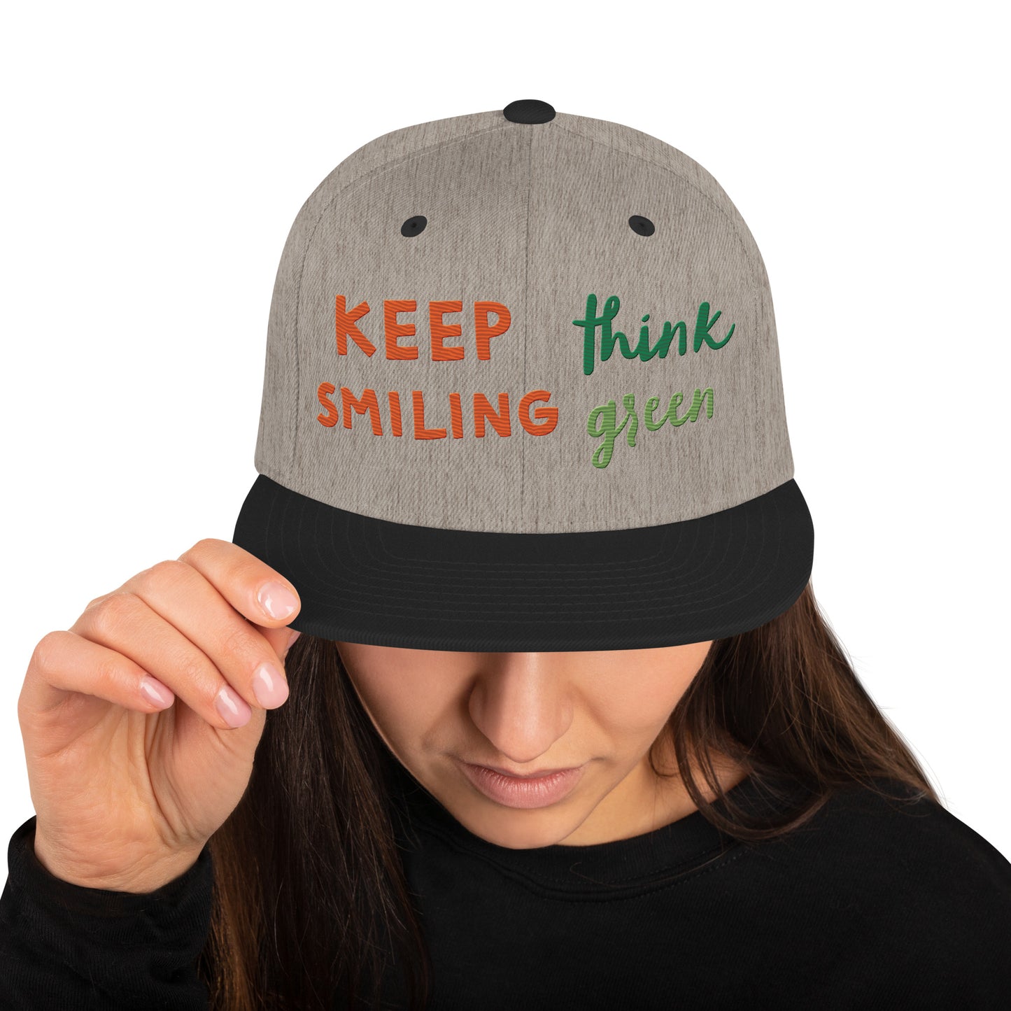 Snapback Hat - Think Green -  - #tag2#