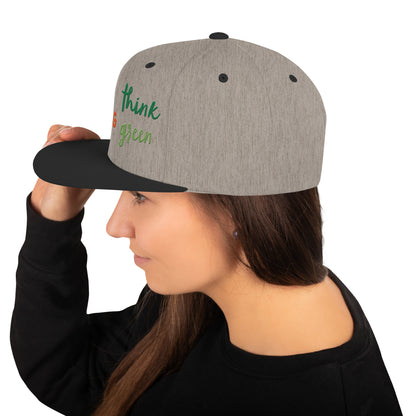 Snapback Hat - Think Green -  - #tag2#