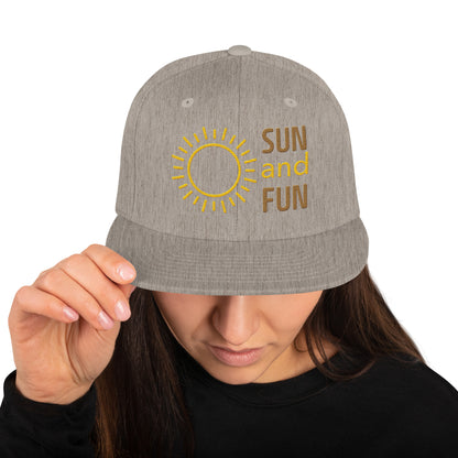 Snapback Hat - Sun and Fun -  - #tag2#