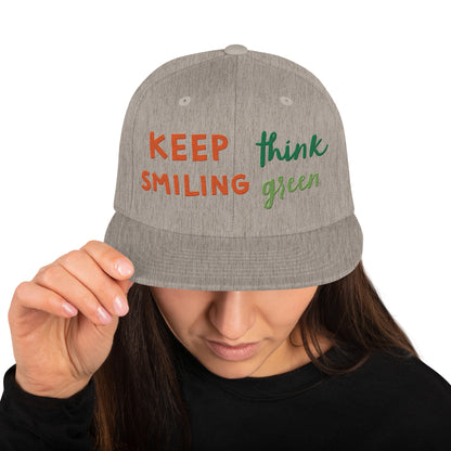 Snapback Hat - Think Green -  - #tag2#