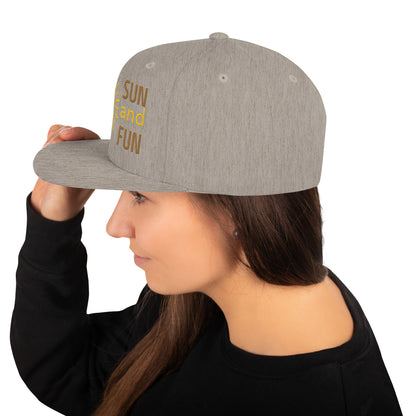 Snapback Hat - Sun and Fun -  - #tag2#