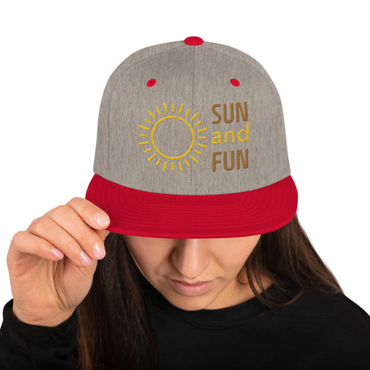 Snapback Hat - Sun and Fun -  - #tag2#