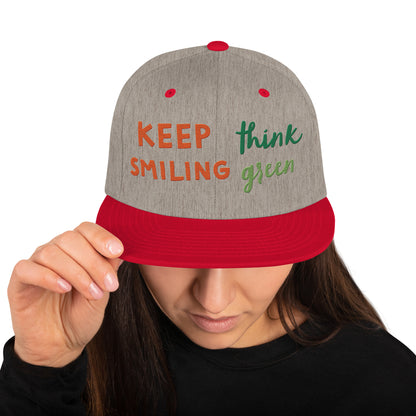 Snapback Hat - Think Green -  - #tag2#