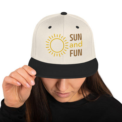 Snapback Hat - Sun and Fun -  - #tag2#