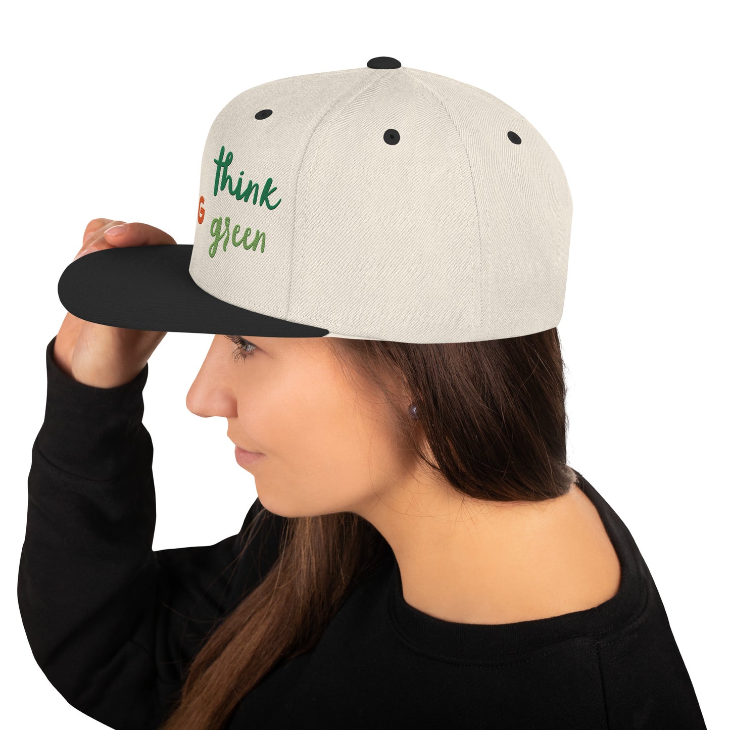 Snapback Hat - Think Green -  - #tag2#