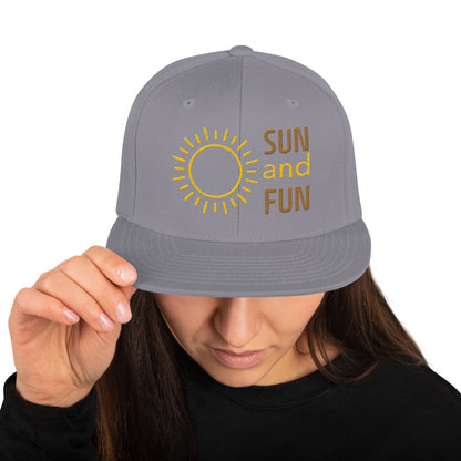 Snapback Hat - Sun and Fun -  - #tag2#