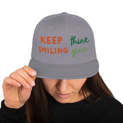 Snapback Hat - Think Green -  - #tag2#