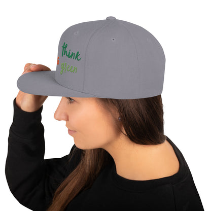 Snapback Hat - Think Green -  - #tag2#