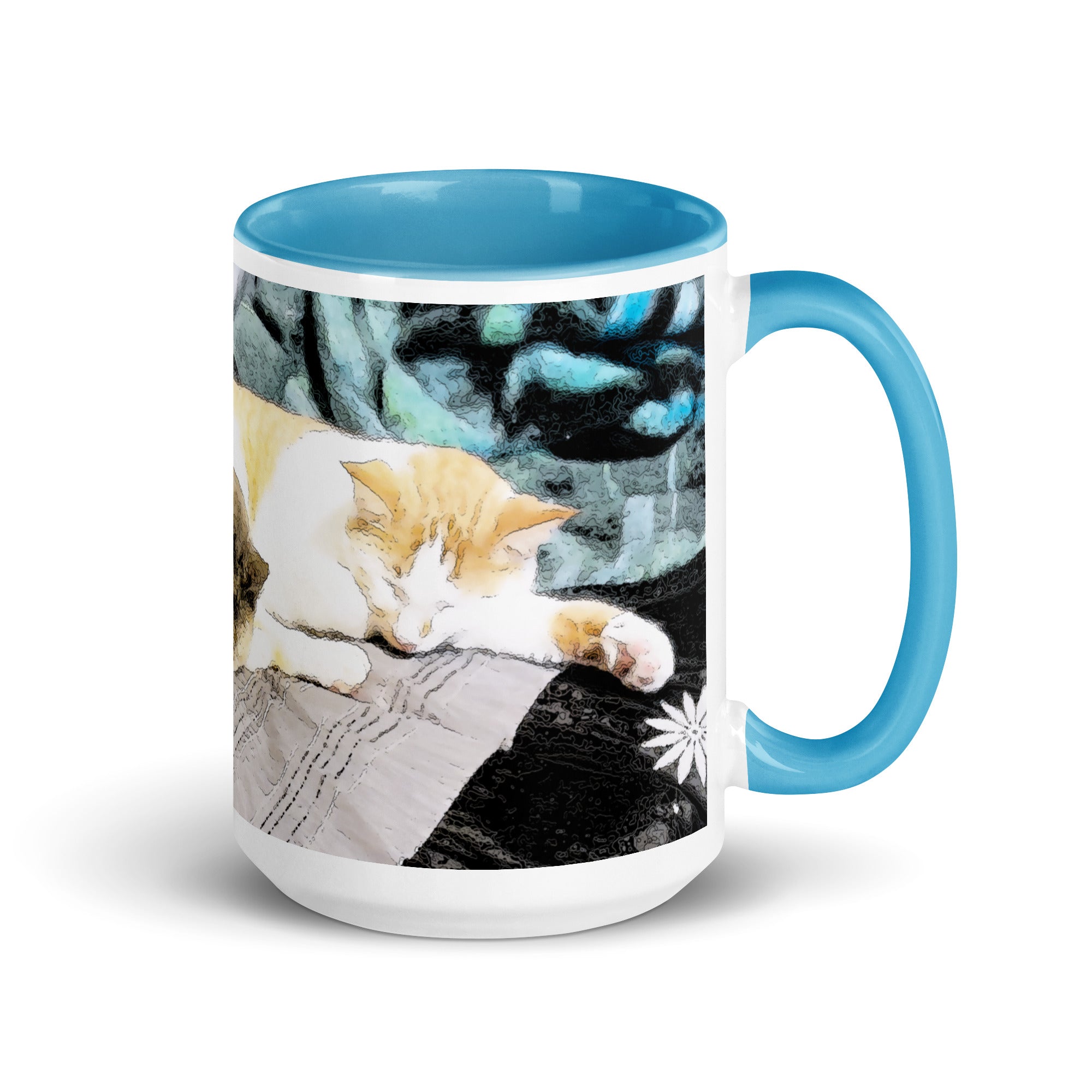 Mug with Color Inside - Waking - ilove2fidget - #tag1#