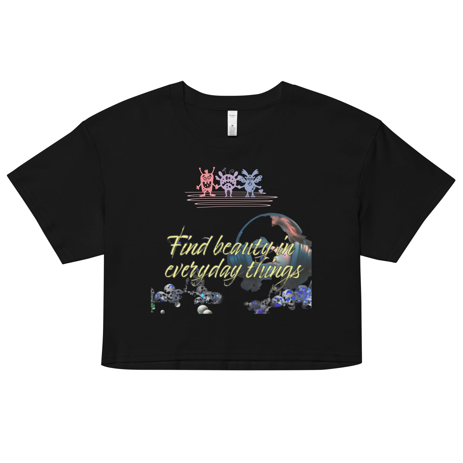 Women’s crop top - Find Beauty -  - #tag2#